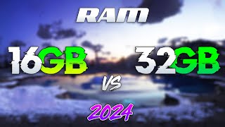 16GB RAM vs 32GB RAM in 2024 [upl. by Enileuqaj]