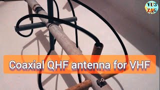 Coaxial QFH antenna for VHF [upl. by Bascio]