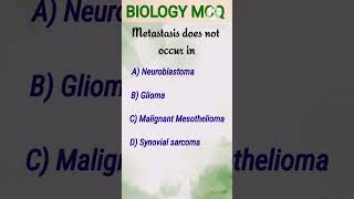 metastasis does not occur inhumanbiologylibraryscienceeducation [upl. by Casavant]