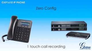 GXP1610 Small Business IP Phone from Grandstream [upl. by Ignacia]