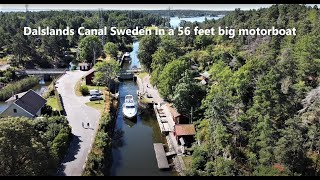 Dalslands Canal 2022 in a 56 feet big motorboat [upl. by Tingley]