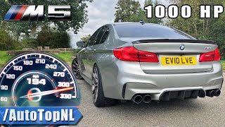 1000HP BMW M5 F90 Evolve 0310KMH INSANE Acceleration by AutoTopNL [upl. by Monroy223]