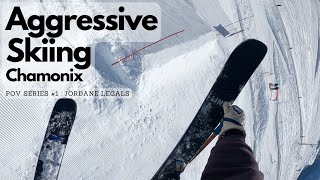 Aggressive Skiing  Chamonix  POV Series 1  74Jordy [upl. by Alberta]