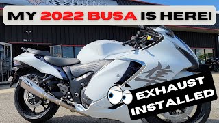 Brocks Exhaust Install on my new 2022 Hayabusa [upl. by Neile299]