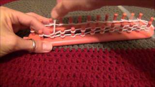 How to E Wrap on the Knifty Knitter Looms [upl. by Benisch]