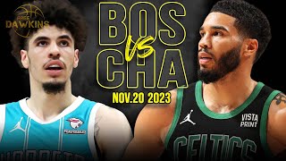 Boston Celtics vs Charlotte Hornets Full Game Highlights  Nov 20 2023  FreeDawkins [upl. by Esinned]