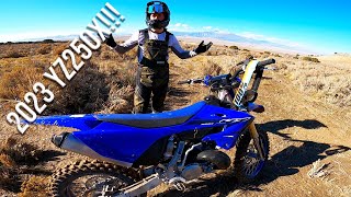 2023 YZ250X First Ride And Impressions [upl. by Adlitam]