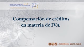 Compensación de créditos en materia de IVA  24 ENE 24  Consultorio Fiscal [upl. by Hepsoj855]