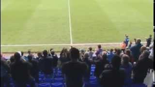 The Tranmere fans sing Superwhite Army after the Bradford game [upl. by Valry]