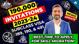 Visa 189 190 amp 491 Golden Opportunity for Australia Immigration 202324  How to Apply Skill Visa [upl. by Gnok]