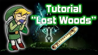 Flauta  Zelda Lost Woods Sarias Song  Tutorial Notas [upl. by Enutrof]