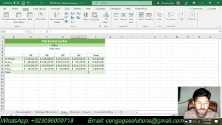 Excel Module 5 SAM Project A Narbonne Suites  Excel Module 5 SAM Project 1a [upl. by Ecnarretal986]