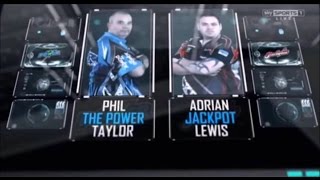 PremierLeagueDarts2017Wk15TaylorLewis [upl. by Cote]