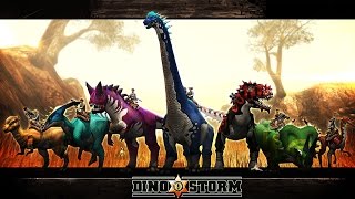 DinoStorm  Online F2P Dinosaur MMORPG [upl. by Harilda]