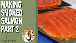 HOW TO MAKE COLD SMOKED SALMON Part 2  Salting amp Curing Salmon [upl. by Sivolc]