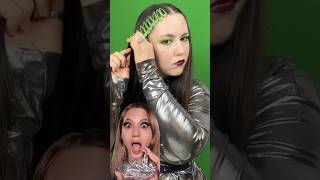 I curl my hair with a hair clip Result İdextraultra youtubecreatorcommunity asmr hairclip [upl. by Sid]