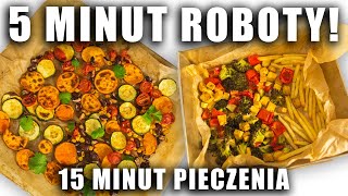 Proste OBIADY Z BLASZKI 5 min roboty  15 min pieczenia [upl. by Becht]