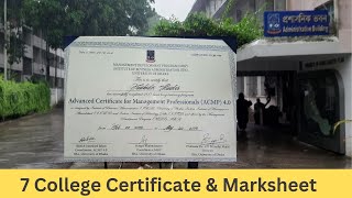 7 College Certificate Marksheet Withdrawal Process [upl. by Shirline]