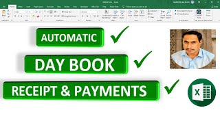 How to Maintain Day book  How to Prepare Day Book  Receipt and Payments in Excel Google sheet [upl. by Annekim]