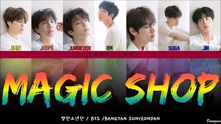 BTS 방탄소년단  MAGIC SHOP Color Coded Lyrics EngRomHan [upl. by Dierdre]