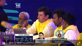 2018 IPL auction CSK [upl. by Celie]