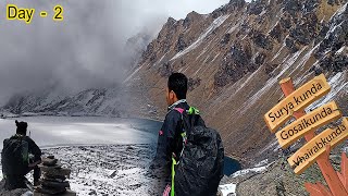 Day  2  Gosaikunda Trek  Frozen lake  Suryakunda  2021 Vlog  Explore Nepal  Fakir [upl. by Tekcirk206]