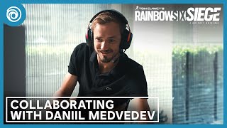 Rainbow Six Siege x Daniil Medvedev Collaborating with a Champion [upl. by Ineslta200]