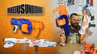 NERF Mediator amp NERF Surgefire  Mikeius Unboxing [upl. by Yllaw]