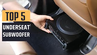 Best Underseat Subwoofers 2024  Top 5 Picks [upl. by Neyud]