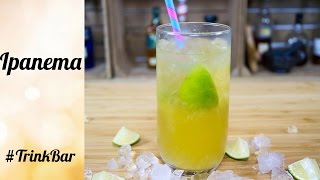 Ipanema  alkoholfreier Cocktail selber machen  Rezept  Trinkbar [upl. by Fotzsyzrk]