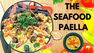 HOW TO PREPARE A PERFECT PAELLA  COOKING  EASY RECIPE shorts [upl. by Ahtikal]