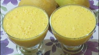 আমের লাচ্ছি । Mango Lassi Bangla Recipe By Sonia’s Kitchen Diary  Mango Drink Recipe [upl. by Ativad102]