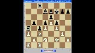 Schach Capablanca 6 Slawische Verteidigung Eugen Grinis Schach [upl. by Aliahs]