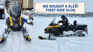 Introducing our new snowmobilesled Skidoo Expedition  600 Ace 4stroke [upl. by Euqinad222]