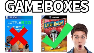 Ranking ALL my console’s game boxes [upl. by Eirrej660]