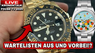 Rolex Wartelisten 2024 alles vorbei Tudor unter Listenpreis [upl. by Aihseuqal]