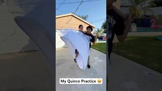 My Quince Practice 🤩 quinceañera  Fairytale Dances [upl. by Agueda37]