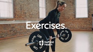 Romanian Deadlift  Nuffield Health [upl. by Brandea]