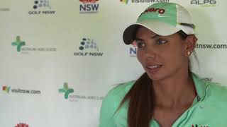 Sharmila Nicollet Interview Round 1  Ladies Classic Bonville 2018 [upl. by Mycah]