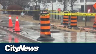 Construction continues to fix Eglinton Crosstown project deficiencies [upl. by Aisatan22]