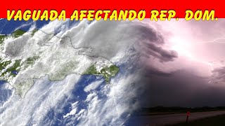 🚨Fuertes lluvias en RepúblicaDominicana por incidencia de vaguada COE ONAMET ClimaRD viral [upl. by Assirrak]