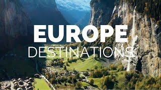 25 Most Beautiful Destinations in Europe  Travel Video [upl. by Hefter]