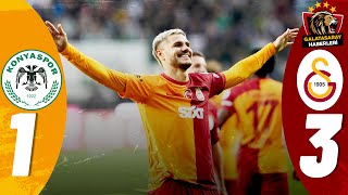 Konyaspor 13 ŞAMPİYON GALATASARAY  Maç Özeti  Önemli Kareler [upl. by Joshua647]