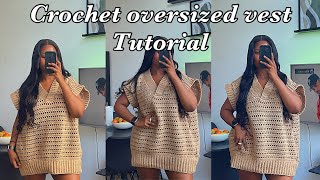 Crochet Like a Pro with This One Simple Unisex Shirt Pattern crochetshirt crochetvest [upl. by Westbrook]