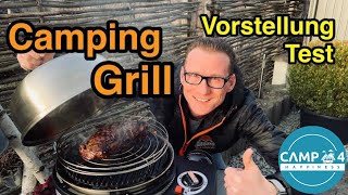 Camping Grill Vorstellung und Test Cobb Premier Gas  Holzkohle mobiler Reisegrill [upl. by Ybor873]