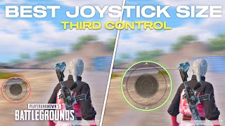 PERFECT JOYSTICK SIZE amp PLACEMENT FOR FAST MOVEMENTS🔥BGMIPUBGM TIPS amp TRICKS  Mew2 [upl. by Shelba]