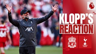 Team Performance Exceptional Elliott amp More  Liverpool 42 Tottenham Hotspur  Klopps Reaction [upl. by Lissak]