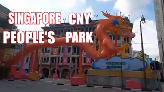 Singapore Chinese New Year 2024PeoplesPark Complex [upl. by Karolina]