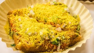 Aloo Toast Recipe  How to make Hyderabadi Street Style Potato Bread Toast  Indian Street Food [upl. by Kirimia]