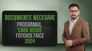 Documente necesare Casa Verde Fotovoltaice 2024  Avestro [upl. by Aknaib]